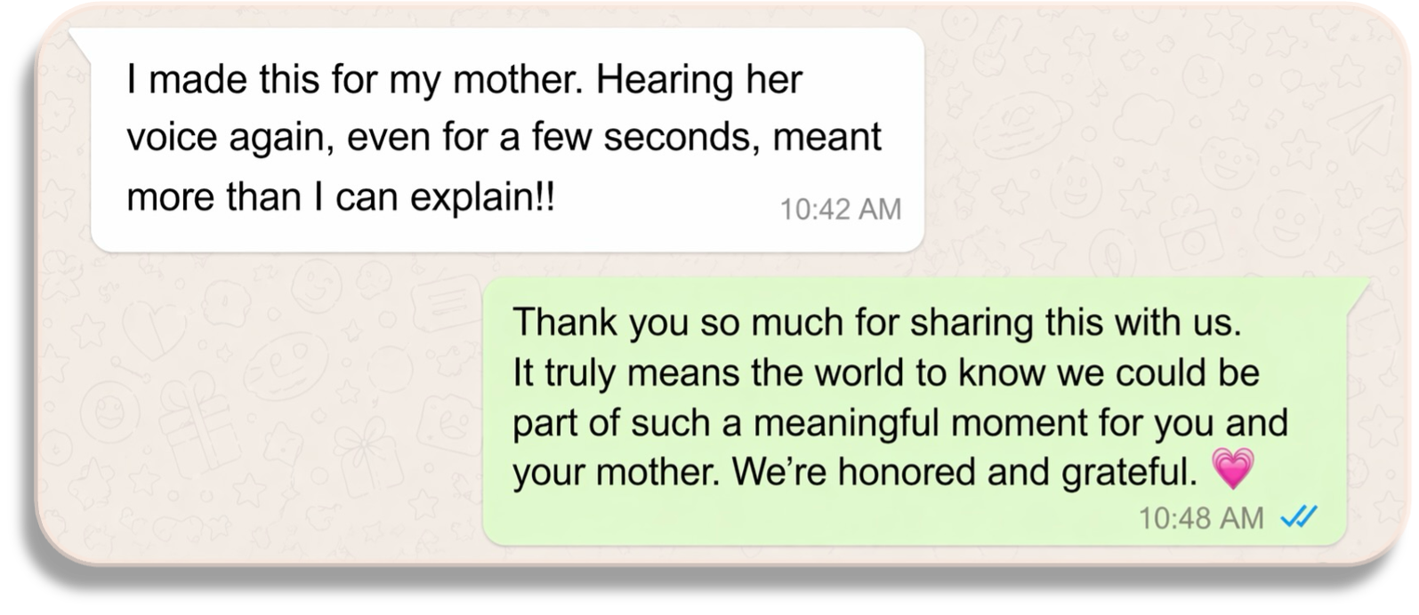 Family message